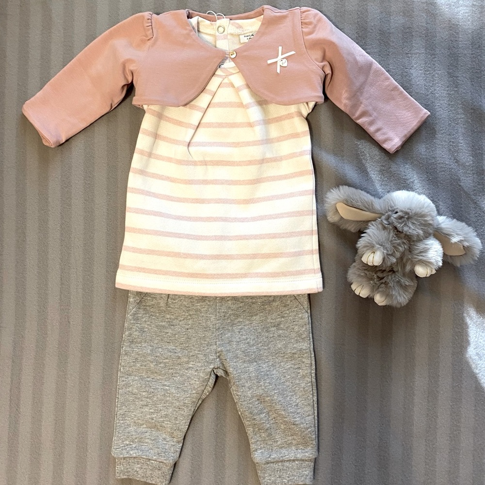 name it (European) brand, 1-2 month baby shirt dress